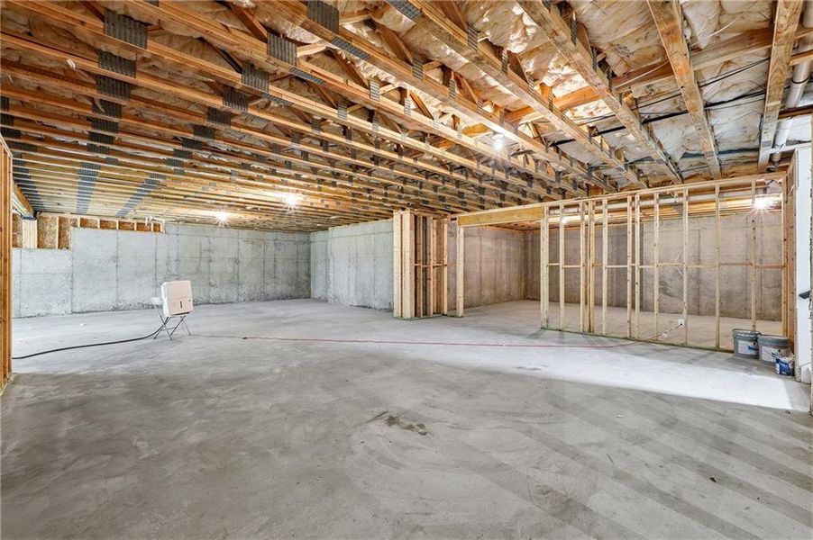 In-progress construction of a new home in , Cumming, GA (Image 68).