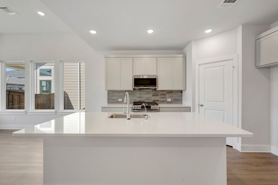 Furnished interior view inside a new home in The Meadows, Denton (Image 7).