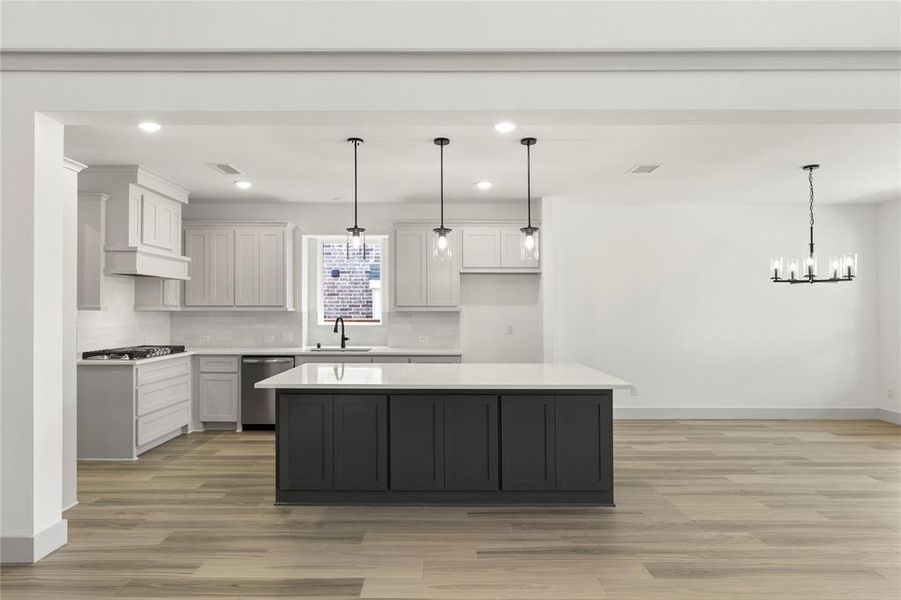 Furnished interior view inside a new home in Inspiration, Seis Lagos (Image 10).