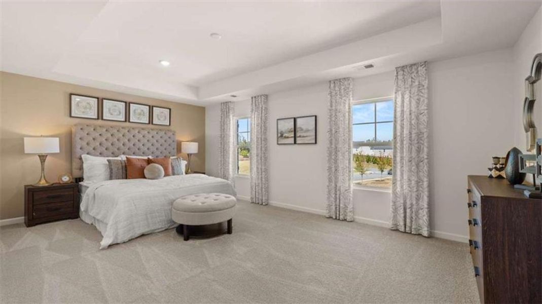 Furnished interior view inside a new home in Poplar Preserve, Newnan (Image 4).