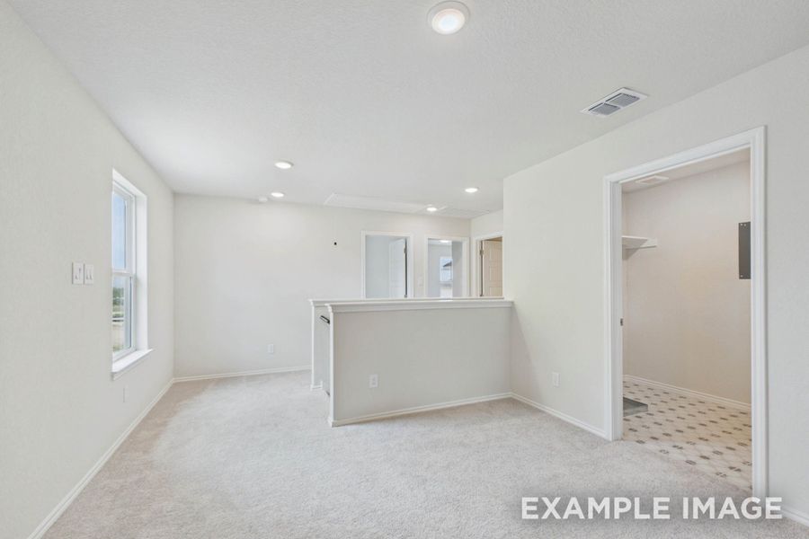 Representative unfurnished interior of a home built from the The Charlotte D by Davidson Homes LLC in Buffalo Way Villas, Houston (Image 18). Representative unfurnished interior of a home built from the The Charlotte D by Davidson Homes LLC in Buffalo Way Villas, Houston (Image 18).