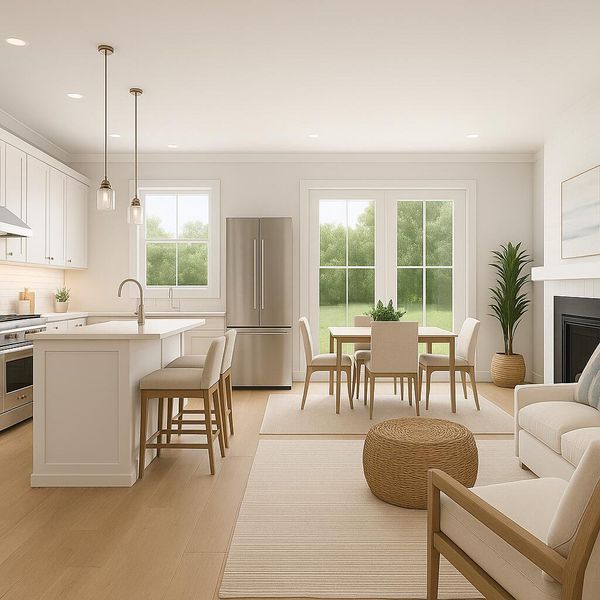 Furnished interior view inside a new home in , Charleston (Image 4).