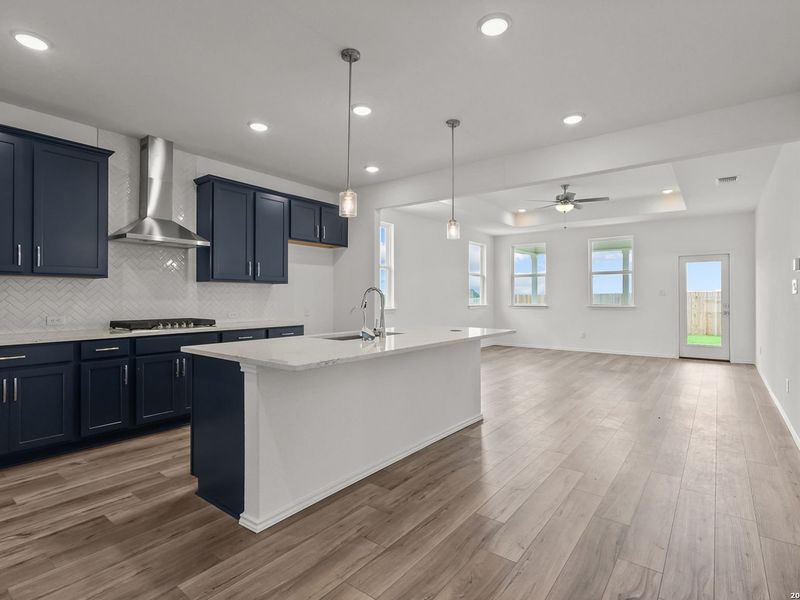 Furnished interior view inside a new home in Hickory Ridge, San Antonio (Image 6).