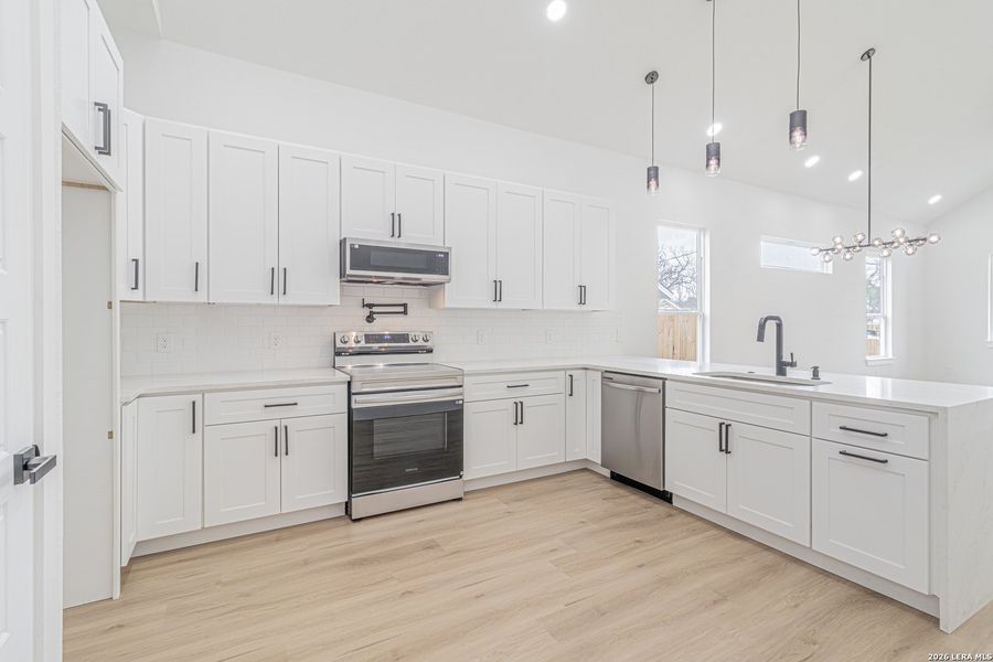 Furnished interior view inside a new home in , San Antonio (Image 8).