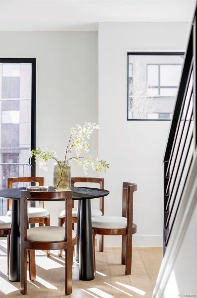 Furnished interior view inside a new home in , Denver (Image 10).