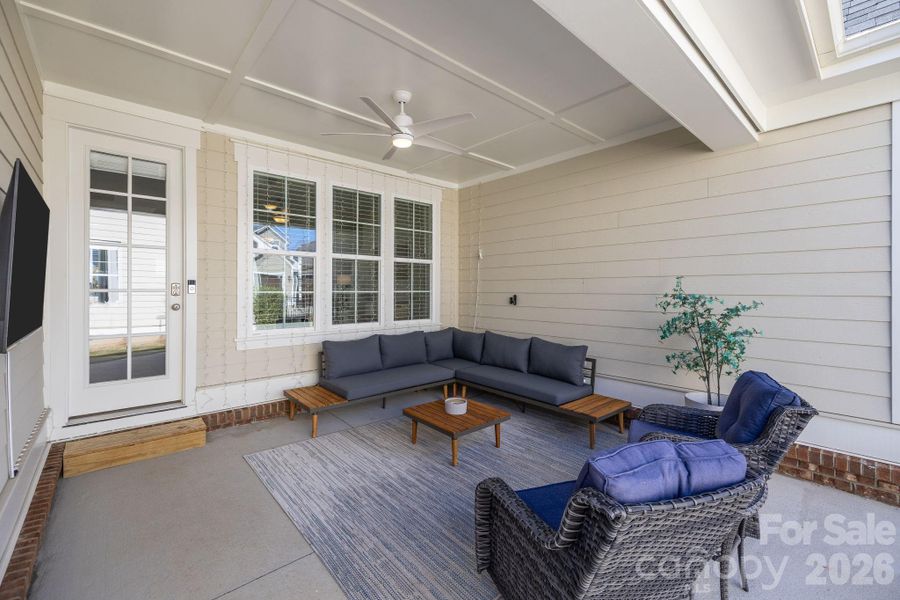 Exterior details and patio area of a home in Riverwalk, Rock Hill (Image 23).