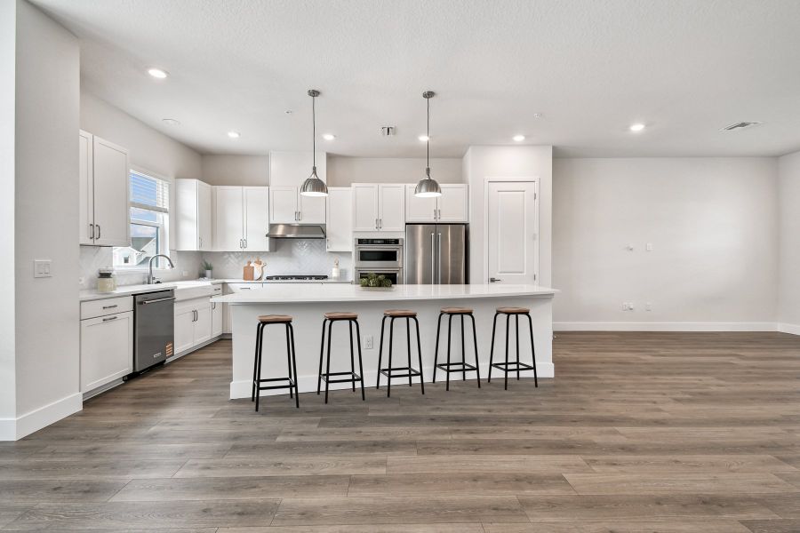 Furnished interior view inside a new home in Emerald Landing at Waterside at Lakewood Ranch – City Homes, Sarasota (Image 8).
