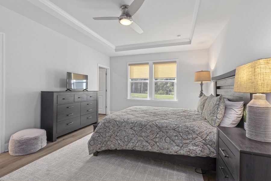 Furnished interior view inside a new home in Cedar Glen Preserve, Huger (Image 39).