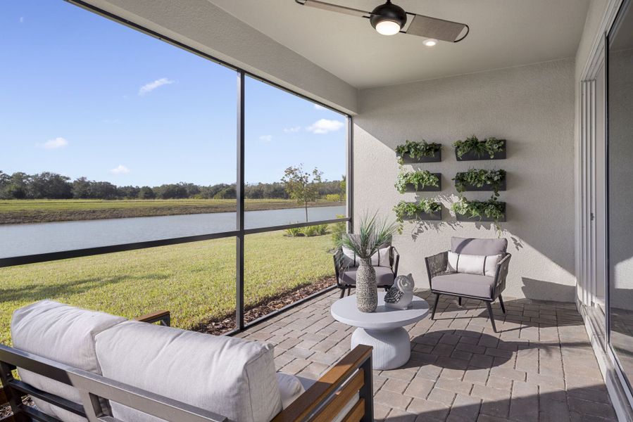 Representative exterior details of a home built from the Brookstone by Mattamy Homes in Crosswind Ranch, Parrish (Image 3).