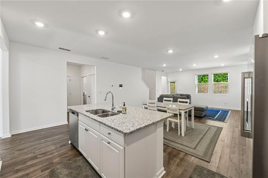 Furnished interior view inside a new home in Windance Lake, Loganville (Image 12).