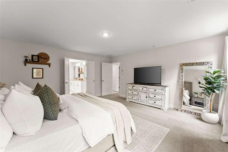 Furnished interior view inside a new home in , Dawsonville (Image 4).