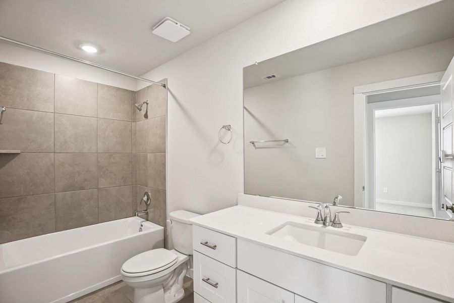 Photo is not of the actual home, but is an inspirational photo of builder’s model home and may depict options, furnishings, and/or decorator features that are not included.