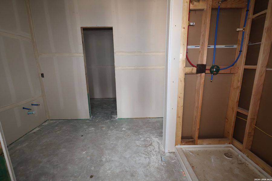 In-progress construction of a new home in Meadows at Clear Springs, New Braunfels, TX (Image 32).