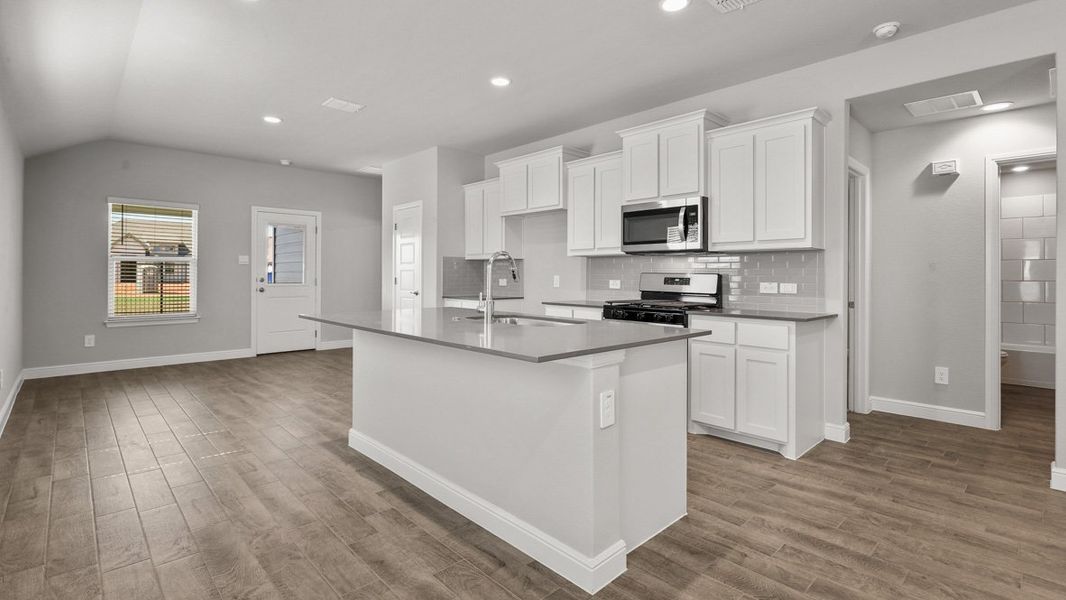 Furnished interior view inside a new home in The Hills at Reunion, Newark (Image 8).