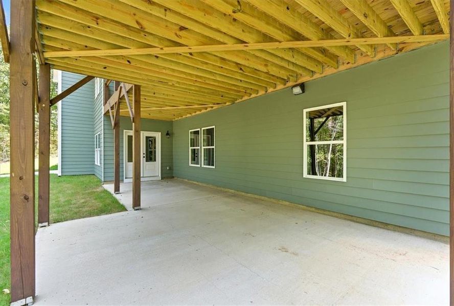 Front exterior of a new home in , Kingston, GA, highlighting curb appeal (Image 26).