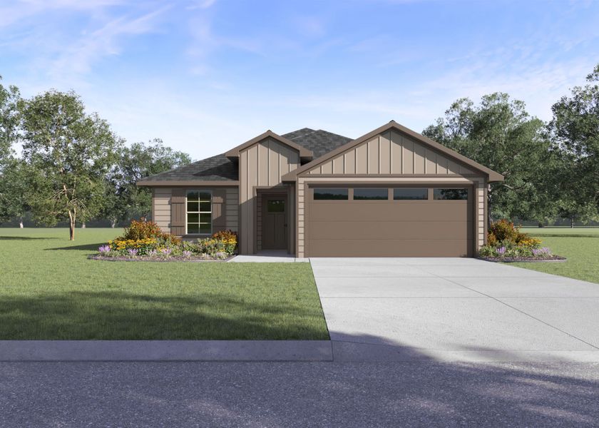 Representative exterior photo of a completed home built from the Dalton by D.R. Horton in Saratoga Crossing, Corpus Christi, TX (Image 2). Representative exterior photo of a completed home built from the Dalton by D.R. Horton in Saratoga Crossing, Corpus Christi, TX (Image 2).