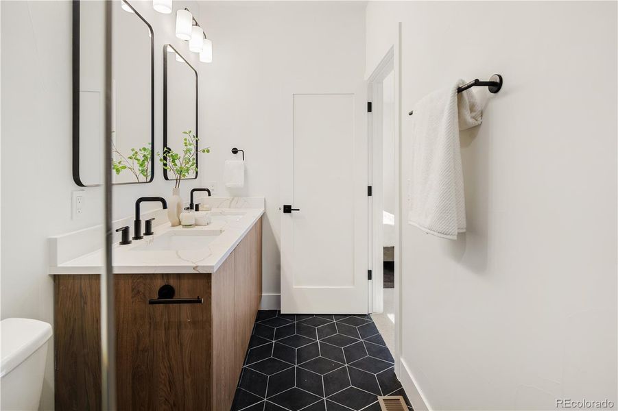 Furnished interior view inside a new home in , Denver (Image 18).