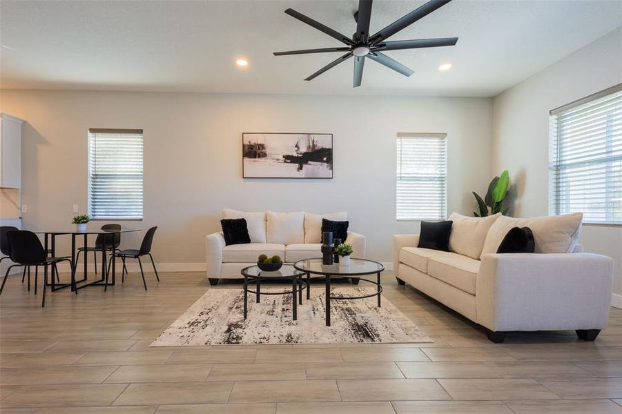 Furnished interior view inside a new home in , New Port Richey (Image 14).
