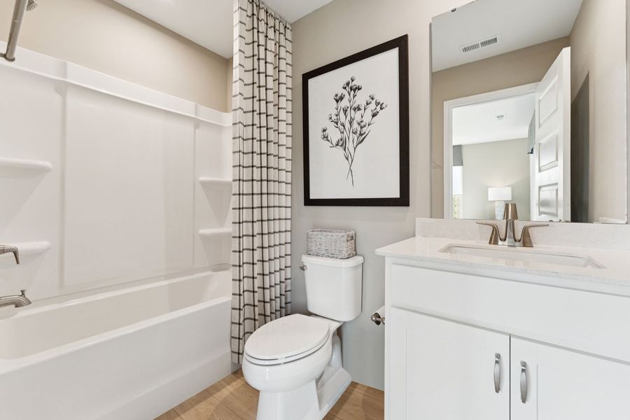 Representative furnished interior of a home built from the The Balfour by Stanley Martin Homes in Haddonstone, Raleigh (Image 17).