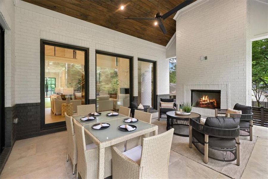 Exterior details and patio area of a home in , Alpharetta (Image 32). Exterior details and patio area of a home in , Alpharetta (Image 32).
