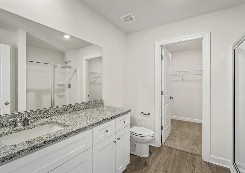 Get ready for your day in the master bathroom Get ready for your day in the master bathroom