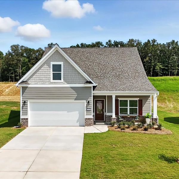 Representative exterior photo of a completed home built from the The Rome by Artisan Built Communities in Salacoa, Calhoun, GA (Image 3).