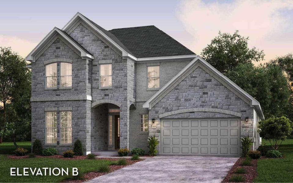 Representative exterior photo of a completed home built from the Sonora by CastleRock Communities in Solterra, Mesquite, TX (Image 2).