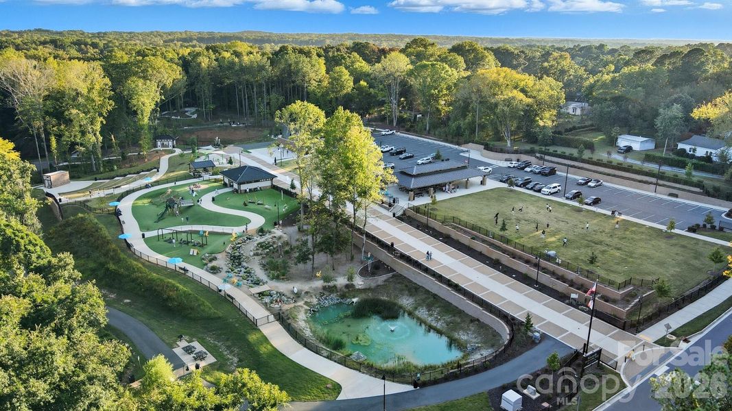New Downtown Park is a stones throw away.