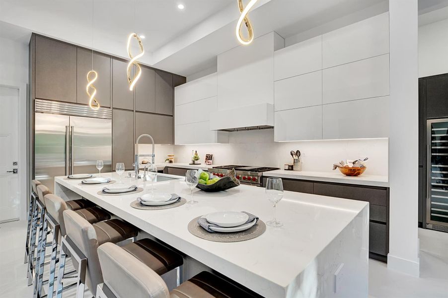 Furnished interior view inside a new home in , Boca Raton (Image 3).