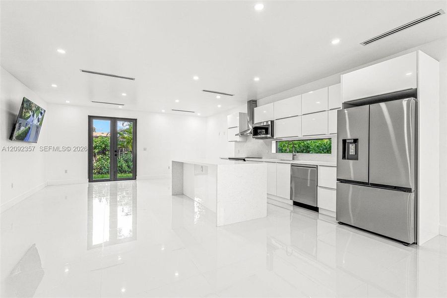 Furnished interior view inside a new home in , Miami (Image 6).