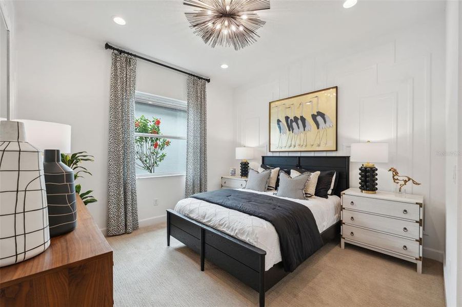 Furnished interior view inside a new home in Valencia Ridge, Wesley Chapel (Image 5).