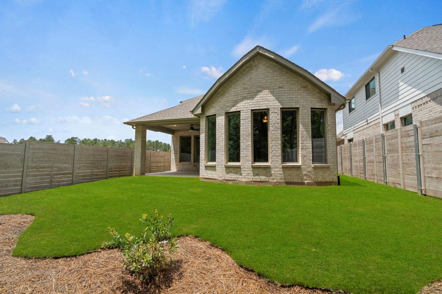 Exterior details and patio area of a home in Two Step Farm, Montgomery (Image 27). Exterior details and patio area of a home in Two Step Farm, Montgomery (Image 27).