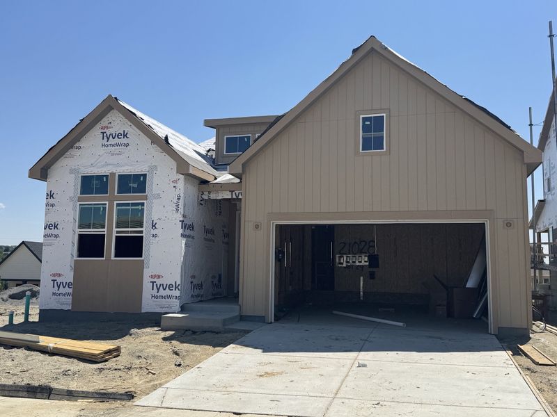 In-progress construction of a new home in Legacy at Kime Ranch, Parker, CO (Image 5). In-progress construction of a new home in Legacy at Kime Ranch, Parker, CO (Image 5).