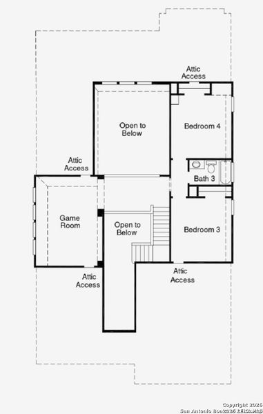 2D floor plan layout of this home in Homestead, Schertz, TX (Image 5). 2D floor plan layout of this home in Homestead, Schertz, TX (Image 5).