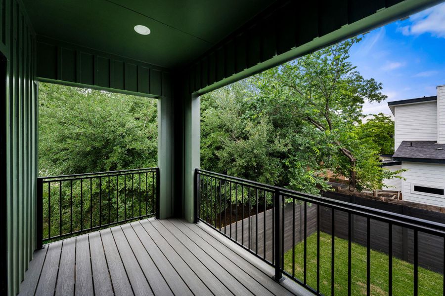 Exterior details and patio area of a home in , Austin (Image 24).