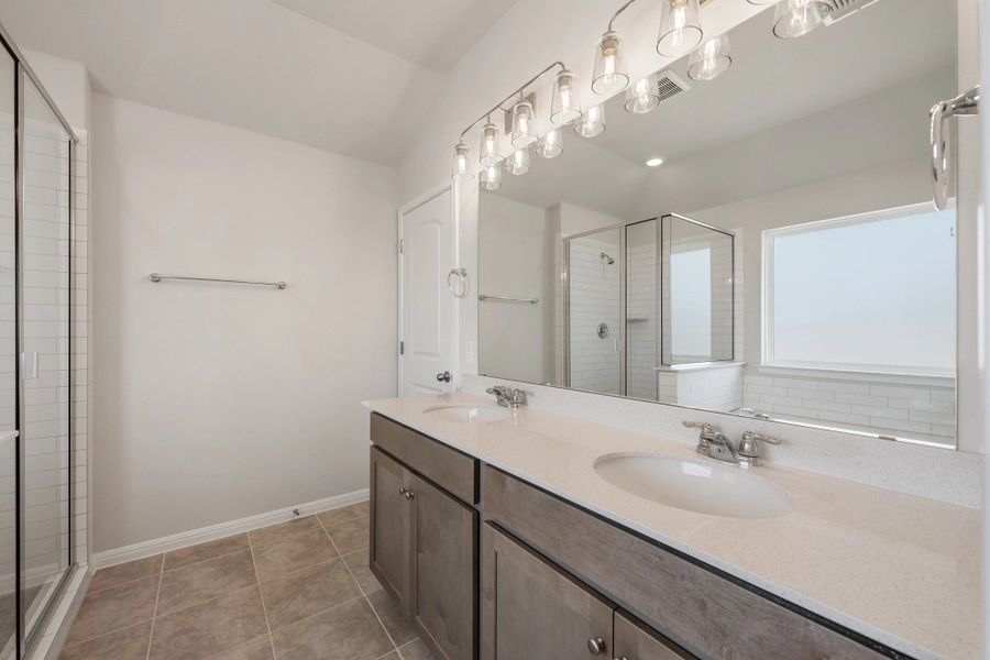 Furnished interior view inside a new home in The Cottages at La Cima, San Marcos (Image 18).