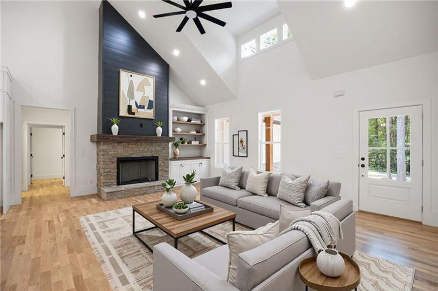 Furnished interior view inside a new home in , Cartersville (Image 13).