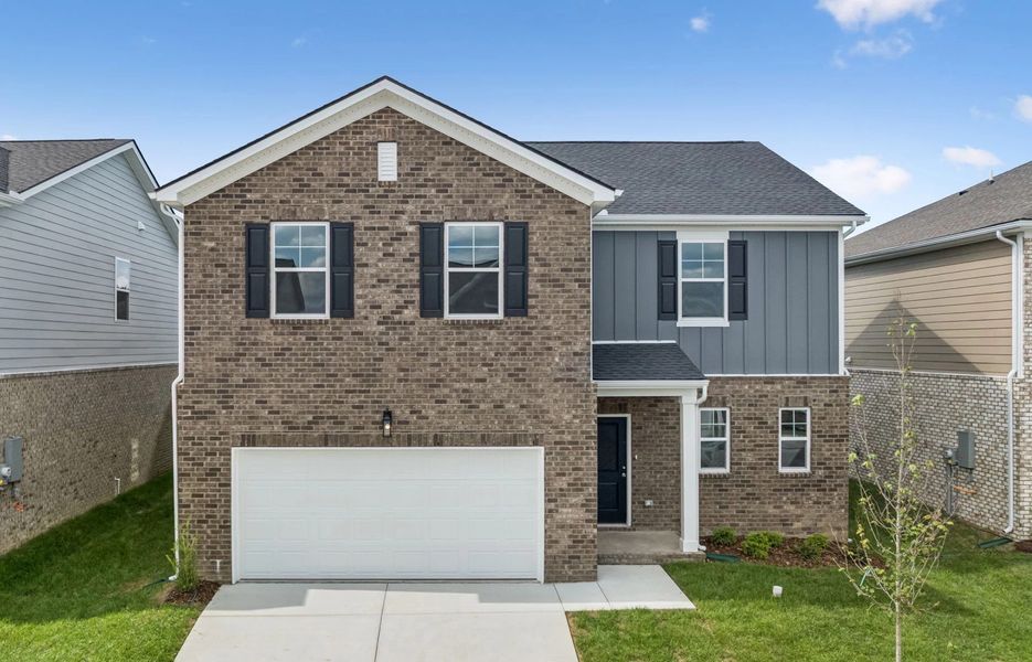 Representative exterior details of a home built from the Brentley by Ashton Woods in Cades Bluff, Lebanon (Image 3).