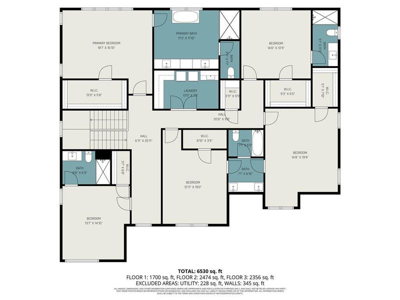 2D floor plan layout of this home in , Brookhaven, GA (Image 6).