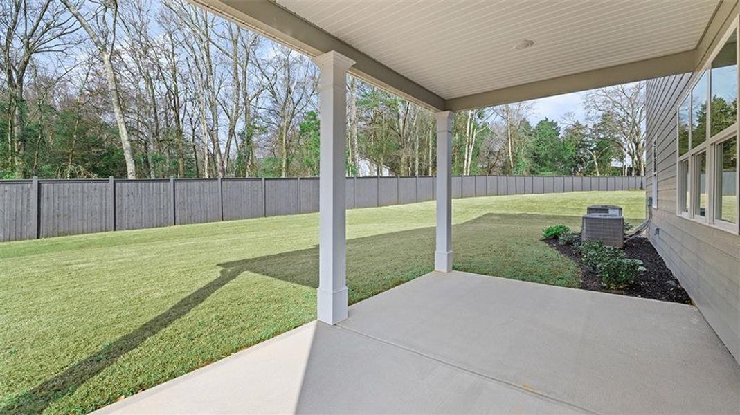 Exterior details and patio area of a home in Jackson Landing, Jefferson (Image 2).