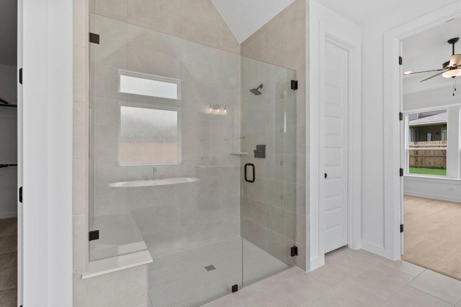 Walk-in shower in Primary Bath Walk-in shower in Primary Bath