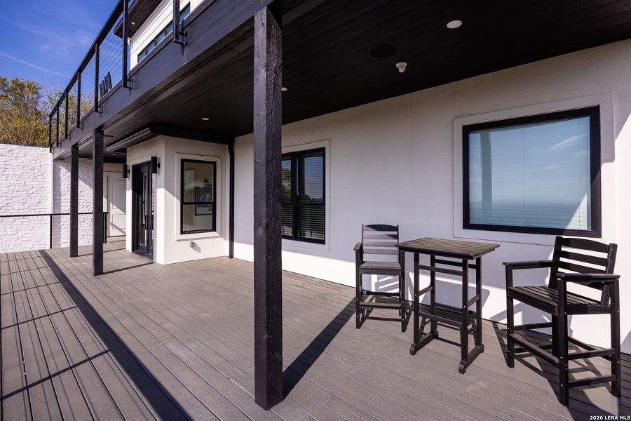 Exterior details and patio area of a home in , Kerrville (Image 34).