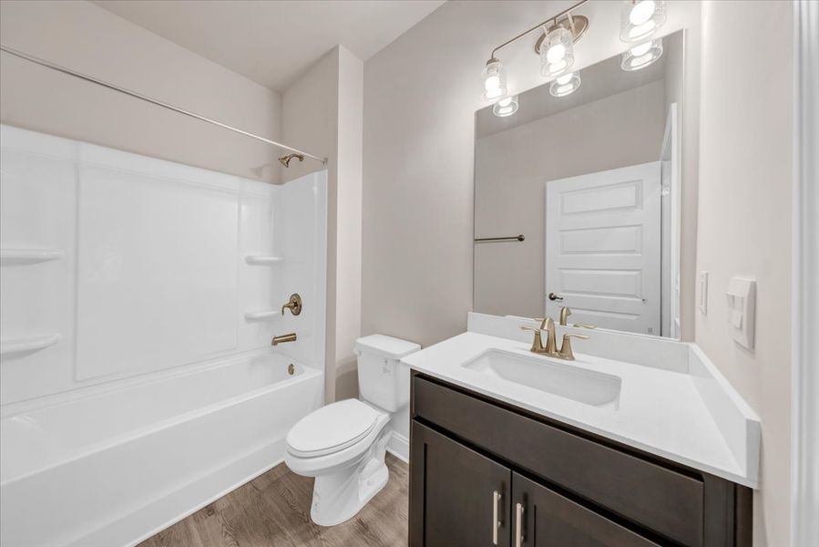 Furnished interior view inside a new home in Scarlett Place, Bowdon (Image 10).