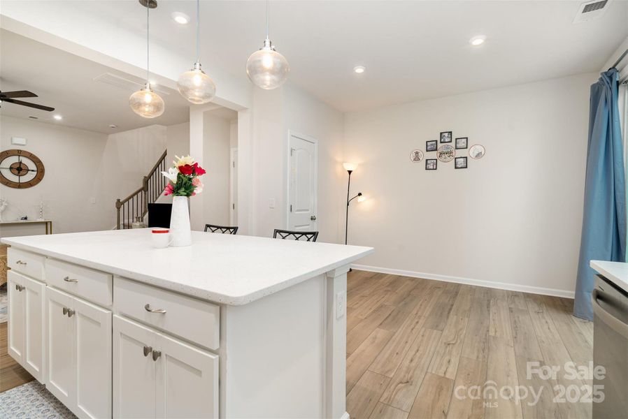 Kitchen into Dining Area