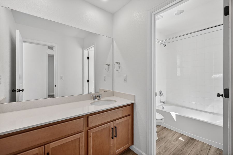 Furnished interior view inside a new home in Sky Ranch, Aurora (Image 4).