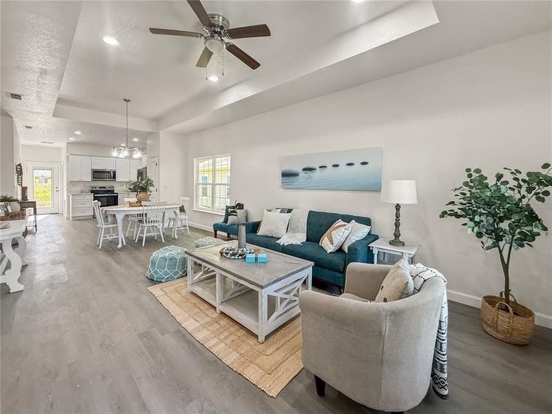 Furnished interior view inside a new home in , Alachua (Image 3).