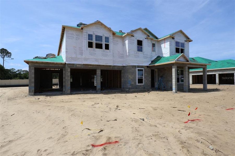 In-progress construction of a new home in Willow Run, Apopka, FL (Image 13). In-progress construction of a new home in Willow Run, Apopka, FL (Image 13).