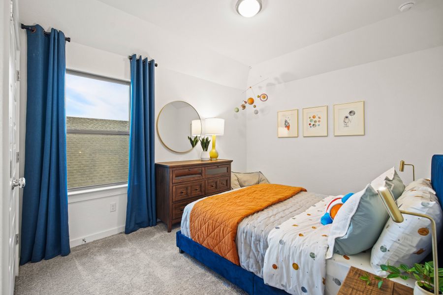 Bedroom in the Oak home plan by Trophy Signature Homes – REPRESENTATIVE PHOTO Bedroom in the Oak home plan by Trophy Signature Homes – REPRESENTATIVE PHOTO