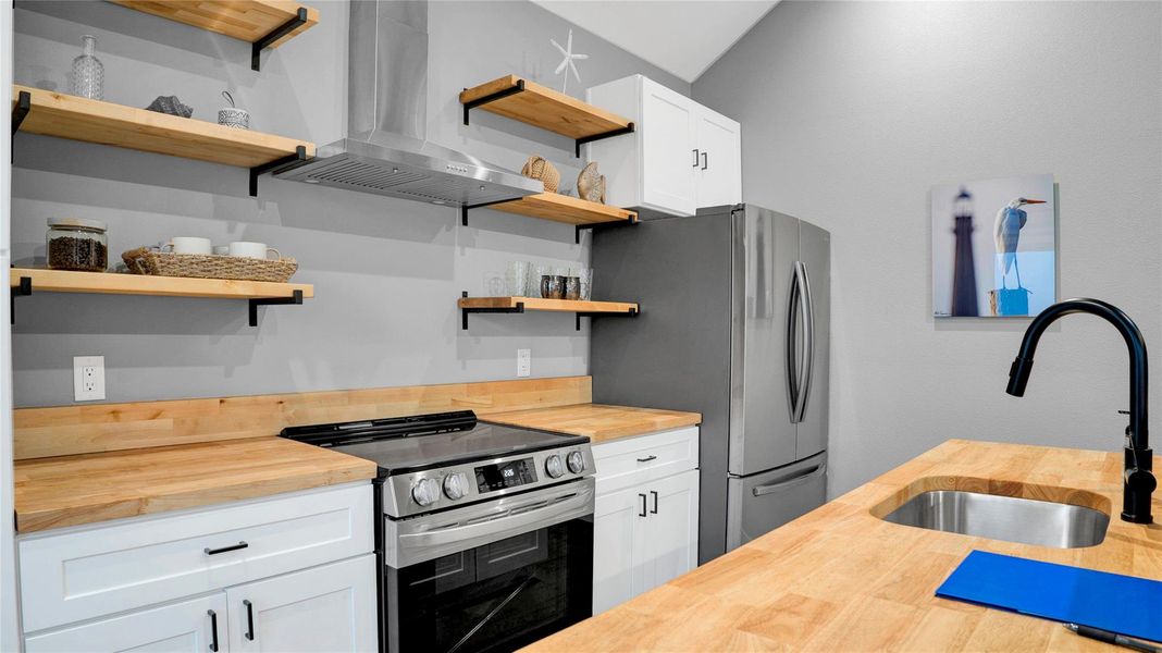 Furnished interior view inside a new home in , Crystal Beach (Image 36).