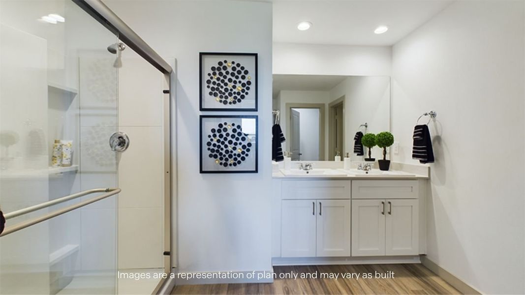 Furnished interior view inside a new home in Viridian, Lubbock (Image 14). Furnished interior view inside a new home in Viridian, Lubbock (Image 14).